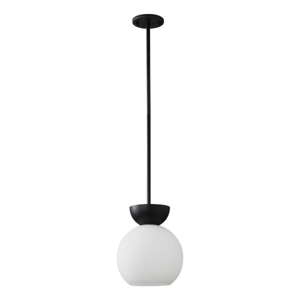 Подвесной светильник iLamp Mono P6079-1 BK+WH Подвесной светильник iLamp Mono P6079-1 BK+WH