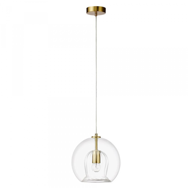 Подвесной светильник Crystal Lux Luisa SP1 Brass/Transparent Подвесной светильник Crystal Lux Luisa SP1 Brass/Transparent