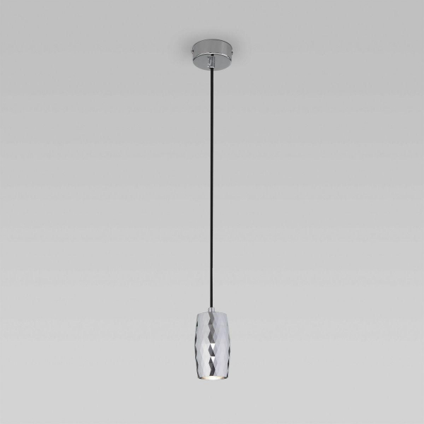 Подвесной светодиодный светильник Eurosvet Bonaldo 50246/1 Led хром Подвесной светодиодный светильник Eurosvet Bonaldo 50246/1 Led хром