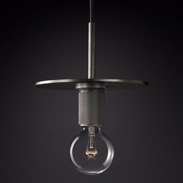 Подвесной светильник Imperium Loft RH Utilitaire Disk Shade Pendant 123642-22 Подвесной светильник Imperium Loft RH Utilitaire Disk Shade Pendant 123642-22