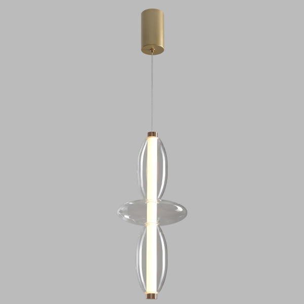 Подвесной светодиодный светильник Crystal Lux Quasar SP14W Led Transparent Подвесной светодиодный светильник Crystal Lux Quasar SP14W Led Transparent
