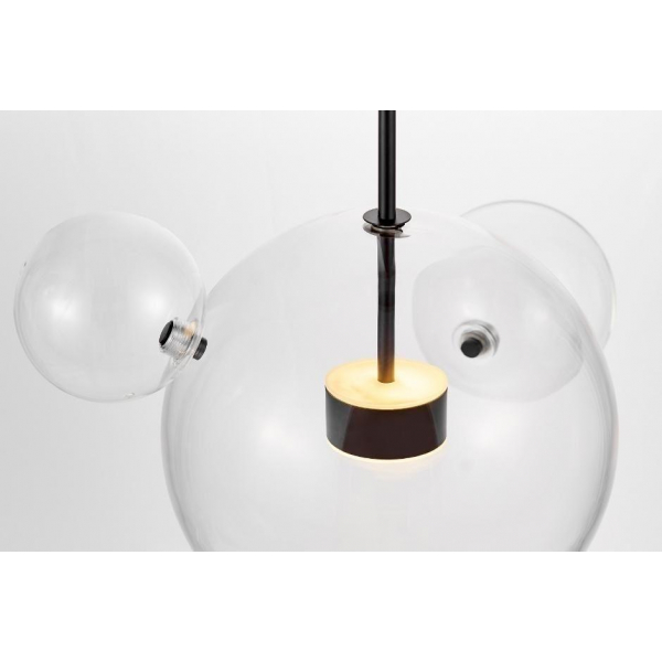 Подвесной светодиодный светильник Lumina Deco Neroni LDP 6016-3+1 BK Подвесной светодиодный светильник Lumina Deco Neroni LDP 6016-3+1 BK
