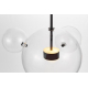 Подвесной светодиодный светильник Lumina Deco Neroni LDP 6016-3+1 BK