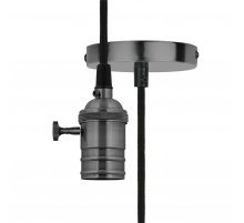 Подвесной светильник Uniel DLC-V-S24K/E27 TS/1M/BL Pearl Black UL-00004501
