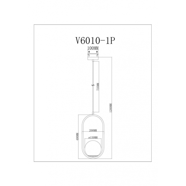 Светильник подвесной Moderli Klaster V11585-1P