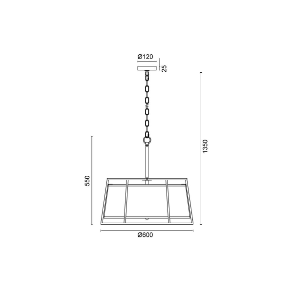 Подвесная люстра Vele Luce Linda VL4243P07 Подвесная люстра Vele Luce Linda VL4243P07