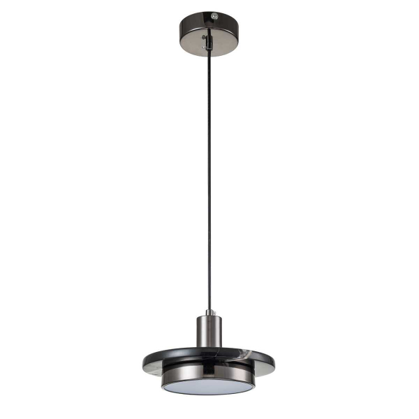 Подвесной светильник Escada 10260/1 LED*12W Black/Black marble Подвесной светильник Escada 10260/1 LED*12W Black/Black marble