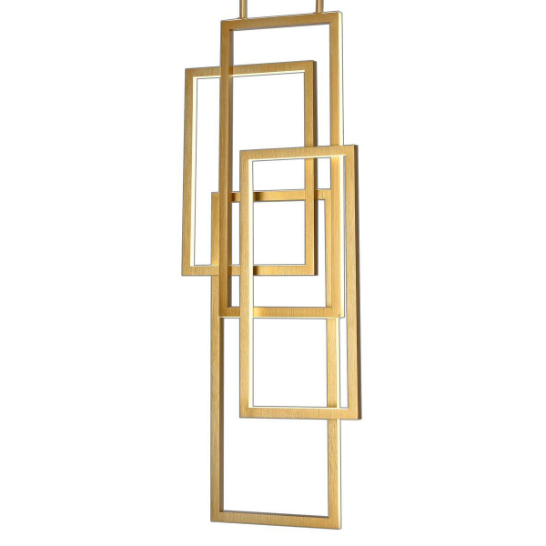 Подвесной светодиодный светильник Natali Kovaltseva Loft Led Lamps 81128/1C Gold Подвесной светодиодный светильник Natali Kovaltseva Loft Led Lamps 81128/1C Gold
