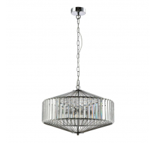 Подвесной светильник Crystal Lux Fiesta SP5 Chrome/Transparente