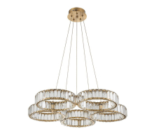 Подвесной светодиодный светильник Indigo Favo 12036/5P Brass V000074L