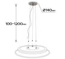 Подвесной комплект Citilux СтарЛайт CL703011