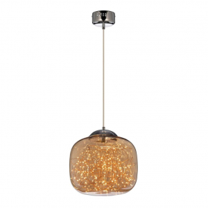 Подвесной светодиодный светильник Lumina Deco Daisy LDP 6823-300 CHR+AMB