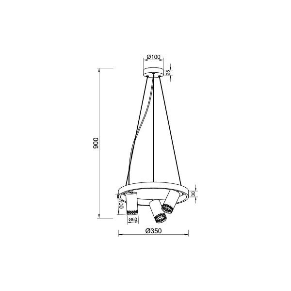 Подвесной светильник Vele Luce Moto VL5784P03 Подвесной светильник Vele Luce Moto VL5784P03