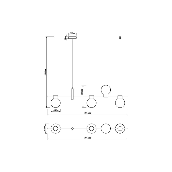 Подвесной светильник Vele Luce Ideale VL5872P14 Подвесной светильник Vele Luce Ideale VL5872P14