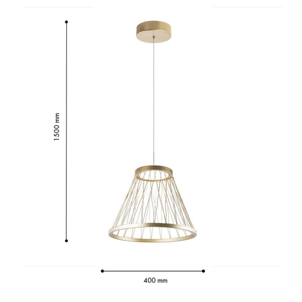 Подвесной светодиодный светильник Favourite Fibra 4634-4P Подвесной светодиодный светильник Favourite Fibra 4634-4P