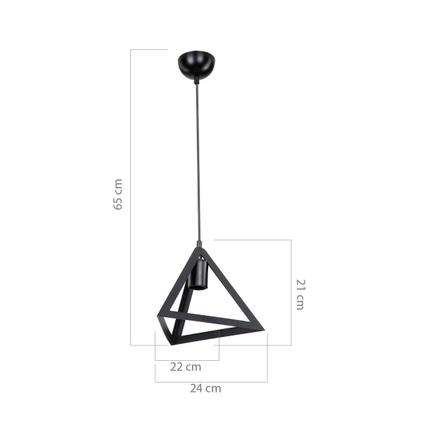 Подвесной светильник Toplight Cherise TL1605H-01BK Подвесной светильник Toplight Cherise TL1605H-01BK
