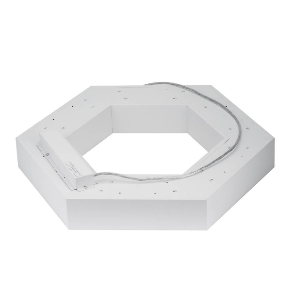 Подвесной светодиодный cветильник Geometria ЭРА Hexagon SPO-123-W-40K-045 45Вт 4000К белый Б0050554 Подвесной светодиодный cветильник Geometria ЭРА Hexagon SPO-123-W-40K-045 45Вт 4000К белый Б0050554