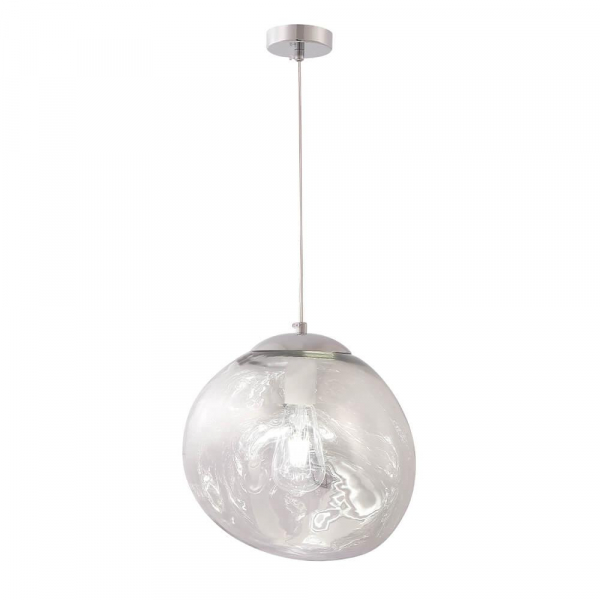Подвесной светильник Crystal Lux Malaga SP1 D280 Chrome Подвесной светильник Crystal Lux Malaga SP1 D280 Chrome
