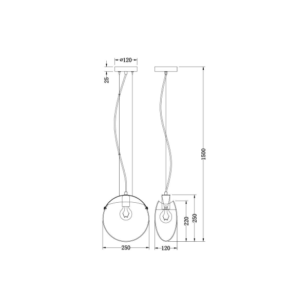 Подвесной светильник Vele Luce Dialma VL5183P11 Подвесной светильник Vele Luce Dialma VL5183P11