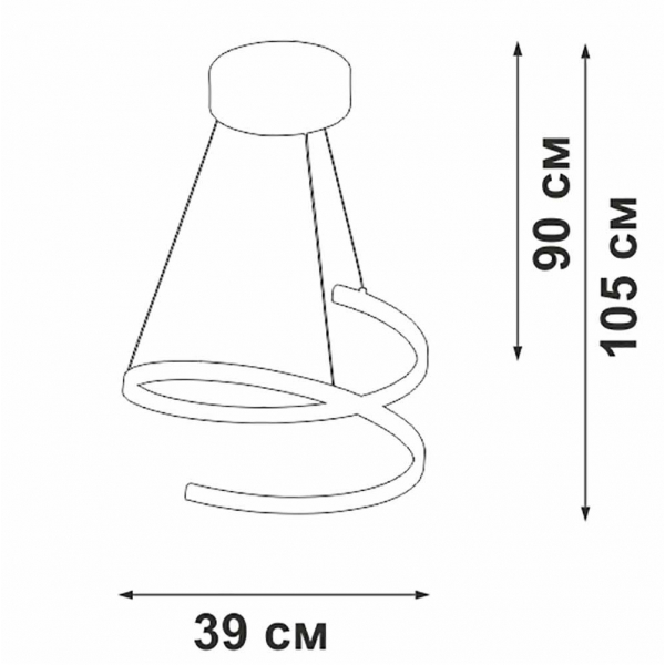 Подвесной светильник Vitaluce V3044-0/1S Подвесной светильник Vitaluce V3044-0/1S