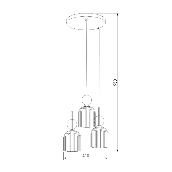 Подвесной светильник TK Lighting Sophia Cognac a071820
