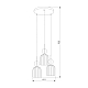 Подвесной светильник TK Lighting Sophia Cognac a071820