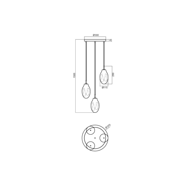 Подвесной светильник Vele Luce Lucy VL5613P23 Подвесной светильник Vele Luce Lucy VL5613P23