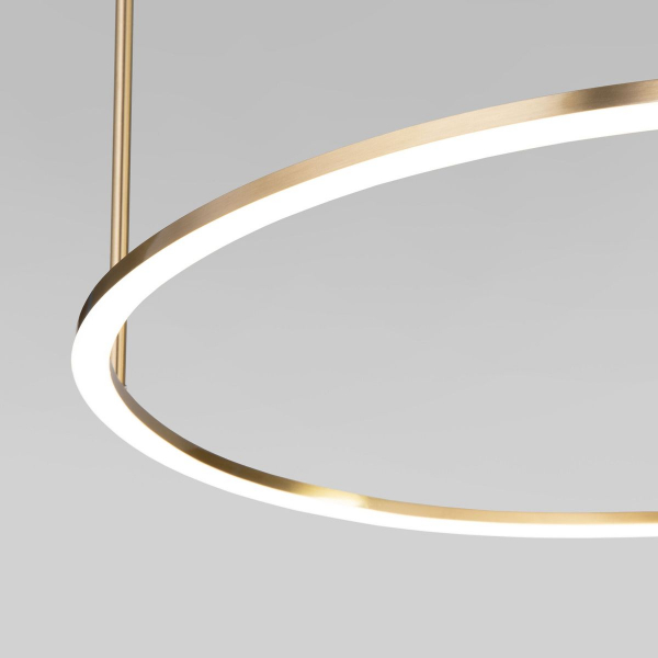 Подвесной светодиодный светильник Eurosvet Over 90322/1 латунь