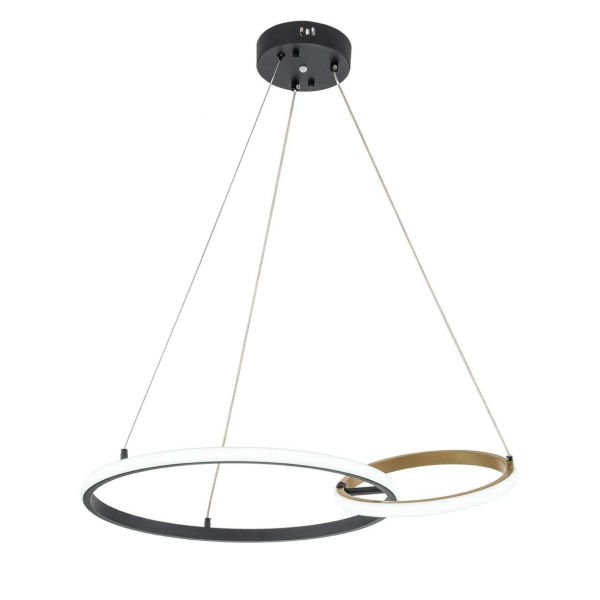 Подвесной светодиодный светильник Escada Relation 10230/2LED Black/Gold Подвесной светодиодный светильник Escada Relation 10230/2LED Black/Gold