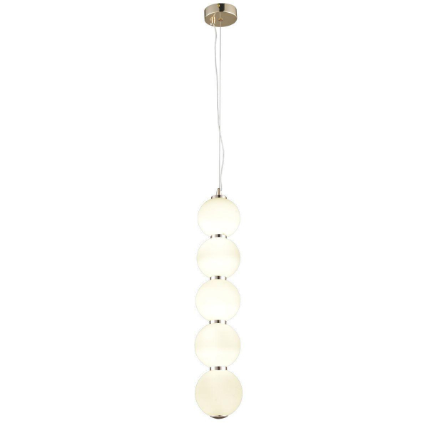 Подвесной светодиодный светильник Natali Kovaltseva Loft Led Lamps 81100/5C Gold White Подвесной светодиодный светильник Natali Kovaltseva Loft Led Lamps 81100/5C Gold White