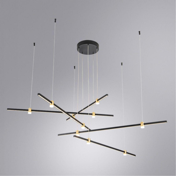 Подвесной светодиодный светильник Arte Lamp Errai A2195SP-5BK Подвесной светодиодный светильник Arte Lamp Errai A2195SP-5BK