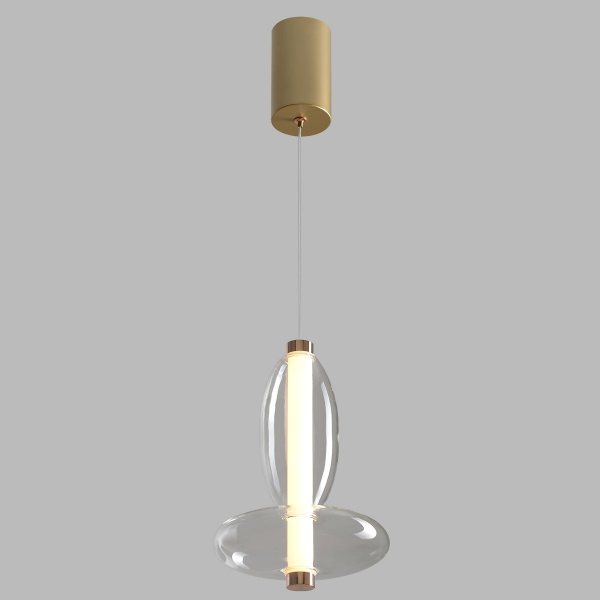 Подвесной светодиодный светильник Crystal Lux Quasar SP10W Led Transparent Подвесной светодиодный светильник Crystal Lux Quasar SP10W Led Transparent