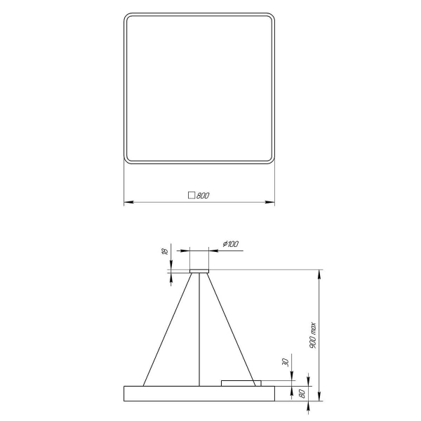 Подвесной светодиодный cветильник Geometria ЭРА Quadro SPO-164-B-40K-110 110Вт 4000К черный Б0050589 Подвесной светодиодный cветильник Geometria ЭРА Quadro SPO-164-B-40K-110 110Вт 4000К черный Б0050589