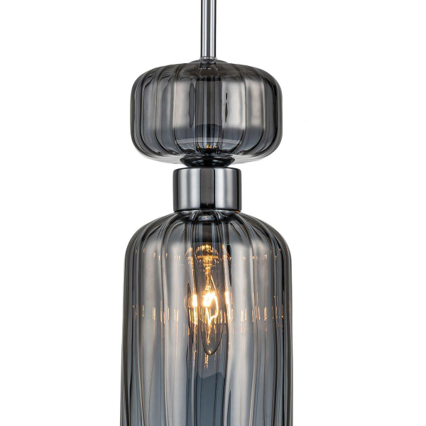 Подвесной светильник Escada Gloss 1141/1S Chrome/Smoke Подвесной светильник Escada Gloss 1141/1S Chrome/Smoke