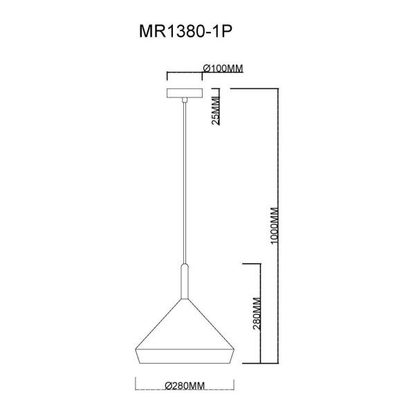 Подвесной светильник MyFar Adele MR1380-1P Подвесной светильник MyFar Adele MR1380-1P