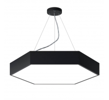 Подвесной светодиодный cветильник Geometria ЭРА Hexagon SPO-121-B-40K-038 38Вт 4000К черный Б0050551