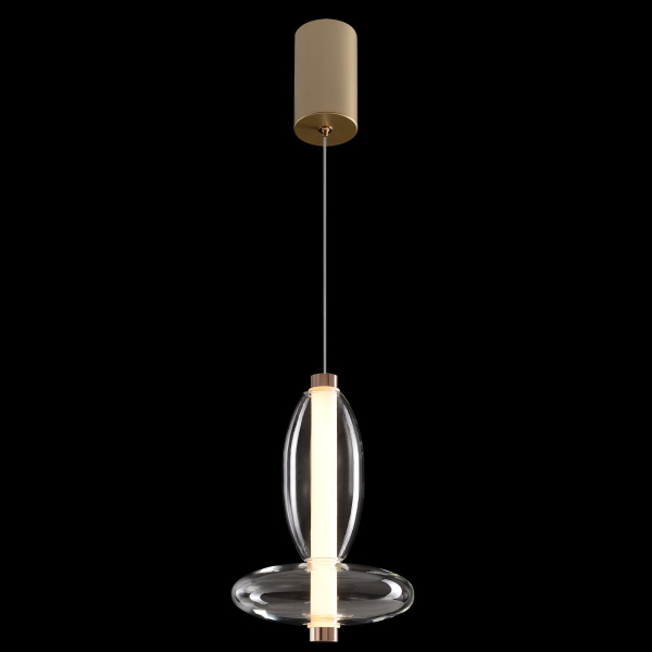 Подвесной светодиодный светильник Crystal Lux Quasar SP10W Led Transparent Подвесной светодиодный светильник Crystal Lux Quasar SP10W Led Transparent