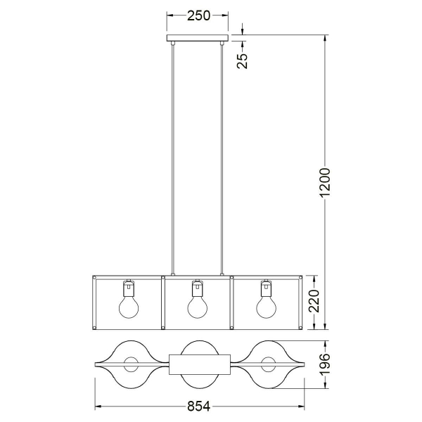 Подвесной светильник Vele Luce Cross VL5272P03 Подвесной светильник Vele Luce Cross VL5272P03