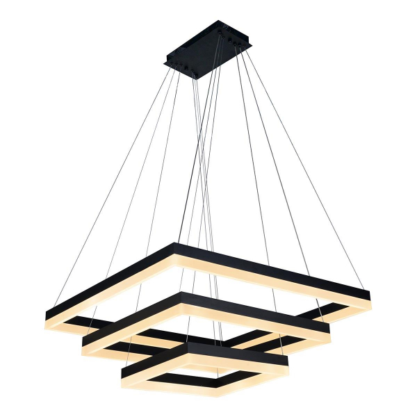 Подвесной светодиодный светильник iLedex Twins D0319-3 (400X600X800) BK Подвесной светодиодный светильник iLedex Twins D0319-3 (400X600X800) BK