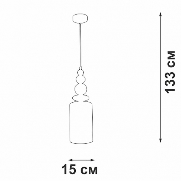 Подвесной светильник Vitaluce V2998-1/1S Подвесной светильник Vitaluce V2998-1/1S
