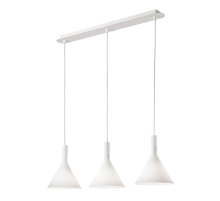 Подвесной светильник Ideal Lux Cocktail SP3 Bianco 074245
