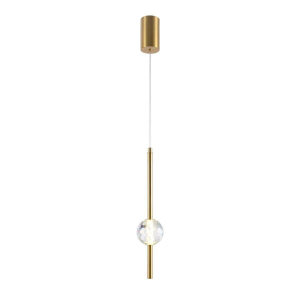 Подвесной светодиодный светильник Indigo Ciondolo 11066/1P Brass V000170L