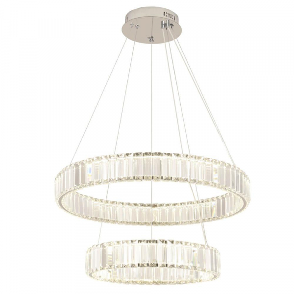 Подвесной светодиодный светильник Crystal Lux Musika SP100W Led Chrome Подвесной светодиодный светильник Crystal Lux Musika SP100W Led Chrome