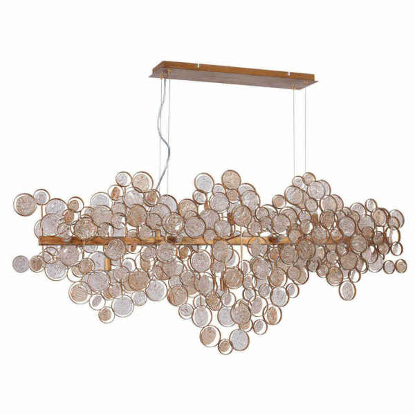 Подвесной светильник Crystal Lux Deseo SP15 L1400 Gold Подвесной светильник Crystal Lux Deseo SP15 L1400 Gold