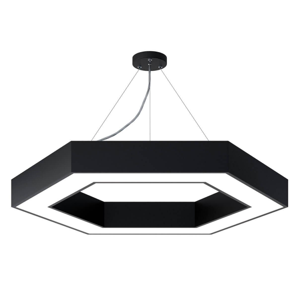 Подвесной светодиодный cветильник Geometria ЭРА Hexagon SPO-124-B-40K-051 51Вт 4000К черный Б0050557 Подвесной светодиодный cветильник Geometria ЭРА Hexagon SPO-124-B-40K-051 51Вт 4000К черный Б0050557
