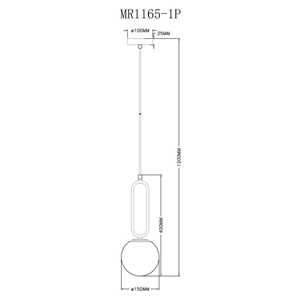 Подвесной светильник MyFar Pierre MR1165-1P