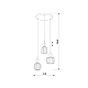 Подвесной светильник TK Lighting 11041 Sophia Cognac a071824