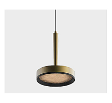 Подвесной светильник Italline IT02-025 gold 3000K+IT02-024 black
