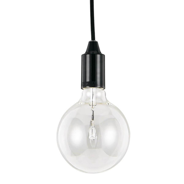 Подвесной светильник Ideal Lux Edison SP1 Nero 113319 Подвесной светильник Ideal Lux Edison SP1 Nero 113319