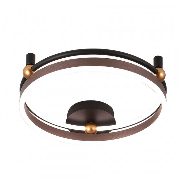 Потолочный светодиодный светильник Crystal Lux Fernando PL48W Led Coffee/Black Потолочный светодиодный светильник Crystal Lux Fernando PL48W Led Coffee/Black